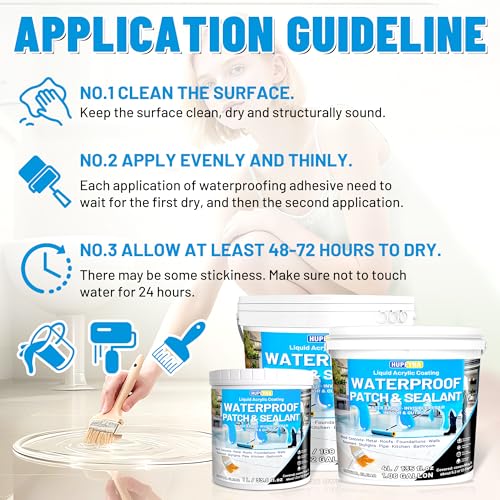 Hupeyna Liquid Waterproof Sealant, Invisible Waterproof Agent 1L