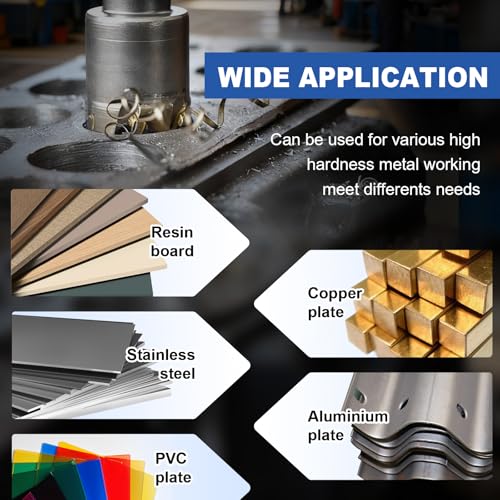 6.5 ” (165mm) Tungsten Carbide Tip Hole Saw,Hole Saw with M2 Pilot bits 6.5 ” (165mm)