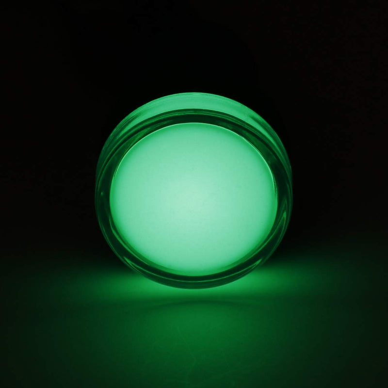 Heschen AD16-22D/S LED Indicator Light 22mm 24V DC 20mA Green Color Pack of 5
