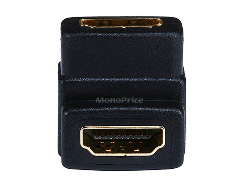 Monoprice HDMI Coupler (Female to Female) - 90 Degree