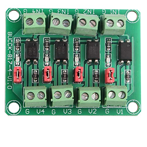 PC817 4-Channel Optocoupler Isolation Board Voltage Converter Adapter Module 3.6-30V Driver Photoelectric Insulated Module PC 817