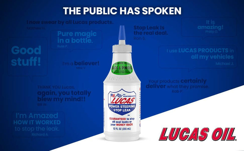 Lucas Oil 10008 Power Steering Stop Leak - 12 Ounce 1 Pack