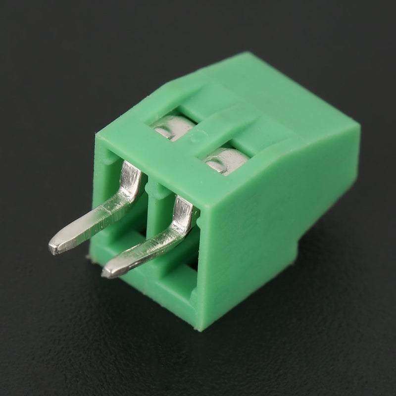 PCB Mount Screw Terminal Block 50pcs/set 2 Pin Pitch 2.54mm Green PCB Universal Screw Terminal Block Connector Assortment Kit