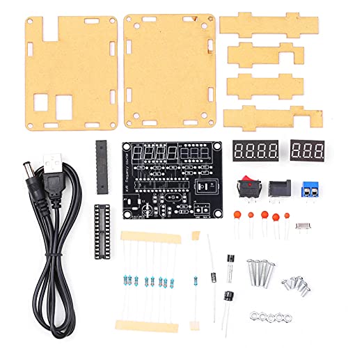 Frequency Meter Test Tool 0.45Hz-10MHz Digital Frequency Meter, Automatic Range Conversion Frequency Counter VR Frequency with Shell Cymometer DIY Kit