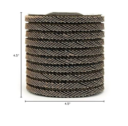 BHA 4.5" x 7/8" T27 Grinding and Sanding Flap Discs, 40 Grit - 10 Pack