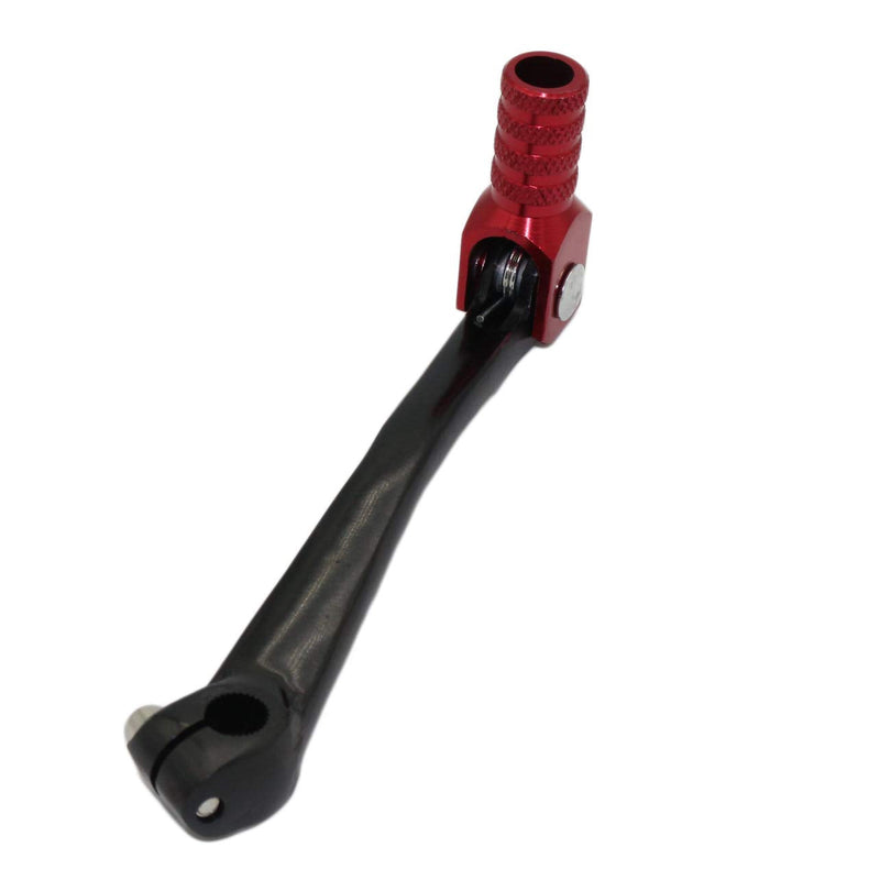 CNC Aluminum 2" Folding Gear Shifter Shift Lever for Honda XR50 CRF50 XR CRF 50cc 70cc 90cc 110cc 125cc Dirt Pit Bike (Red Black) Red Black