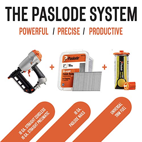 Paslode Finishing Nails 650285, Straight, 16 Gauge, 2 in., 2,000 per Box