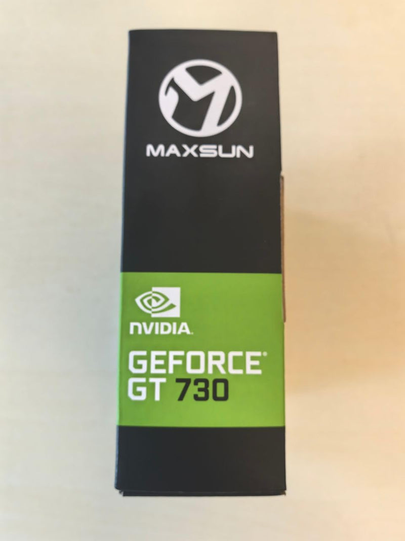 maxsun GeForce GT 730 4GB Video Graphics Card GPU for Computer PC ITX Single Slot PCI Express 4xHDMI, 4K Quad Monitor Multi Screen 4G 4xHDMI
