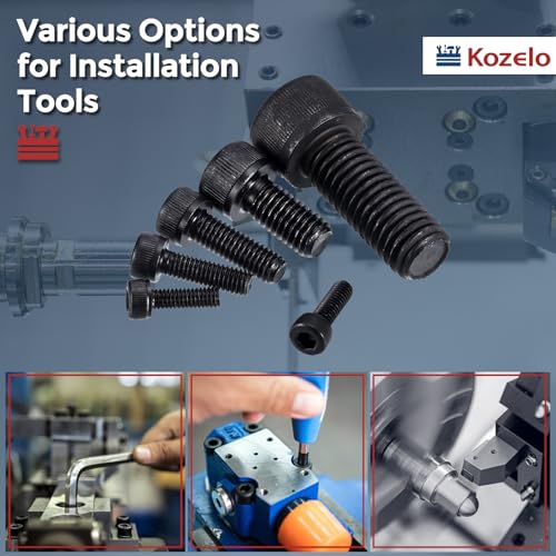 600pcs Socket Head Cap Screws Bolts Nuts Assortment Kit Alloy Steel