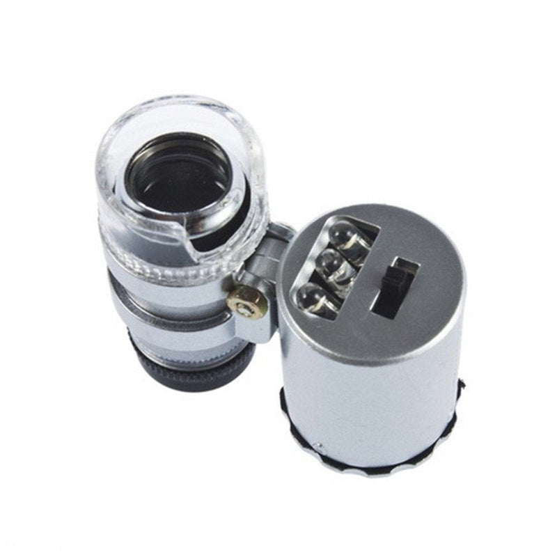 TRIXES mini microscope for jewelers with illumination and 60x magnification