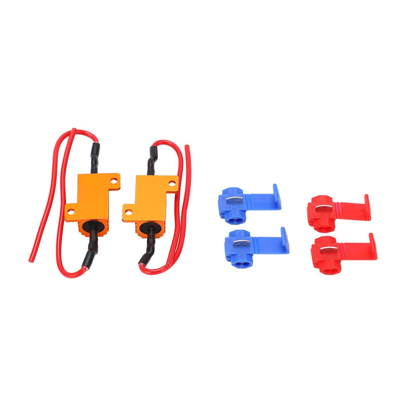 2 Set 25W 25Ω LED Resistance Decoder Load Indicator Resistor Semiconductor Products Load Resistor LED Lighting