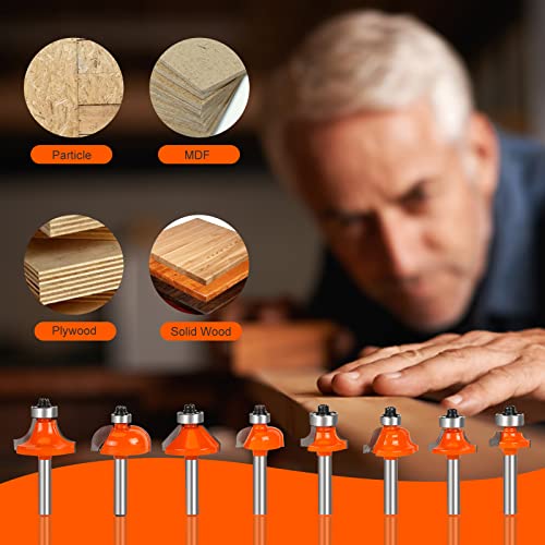 Router Bits Set, 24 Pieces, 1/4 Inch Shank 24 Piece Router Bits Set 1/4 inch