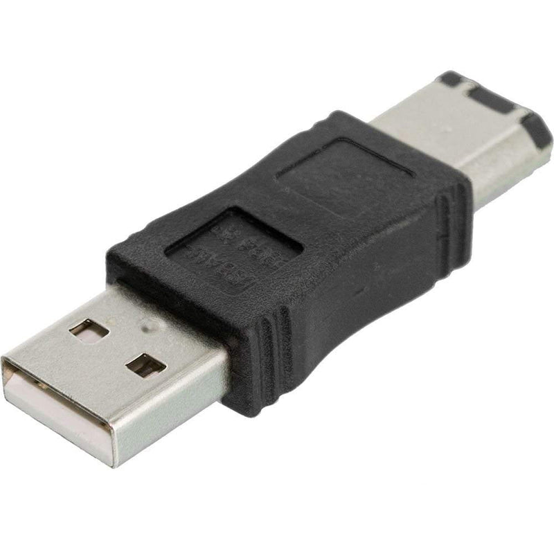 Firewire IEEE 1394 6 Pin Male to USB A Male Convertor Jack M/M Adapter IEEE 1394 Male to USB Male