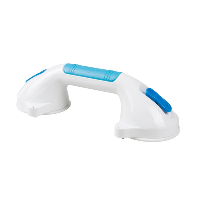 PCP Suction Grip Bathtub and Shower Handle with Color Lock Indicators, White, 12 Inch 12 Inch (Pack of 1)