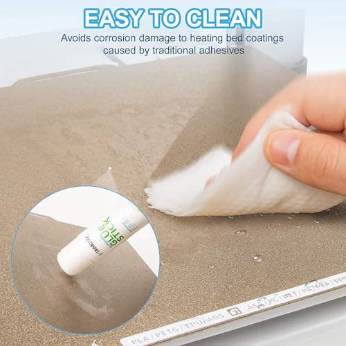 TINMORRY 3D Printer Glue Stick, PVP Glue Stick for Heated Bed, Prevents Warping & Improves Adhesion for PLA/PETG/TPU/ASA Filaments (8 Pack), 36 Grams Per Glue Stick 36 g*8