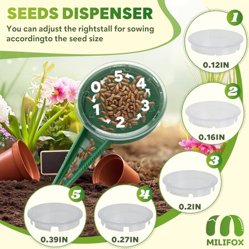 9 Pack Sowing Seeds Dispenser Set for Planting