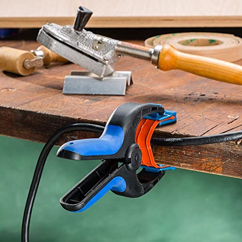 Rockler Bandy Spring Clamps (3-Pair) One-Handed Nylon Clamp Set 3PACK-Medium