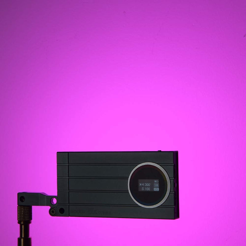 Godox M1 RGB LED Full Color Video Light,Pocket Size RGB Mini Video Light，13W 2500k-8500k Adjustable,CRI97 TLCT97,Music Beats Light Function and 40 FX Lighting Effects with Aluminum Alloy Shell(Gray) Gray