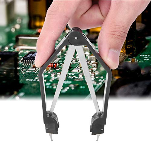 Hyuduo Stainless Steel IC Chip Removing Tool, 105mm Motherboard IC Extractor Grabber, Repair Tool for Electronic Components