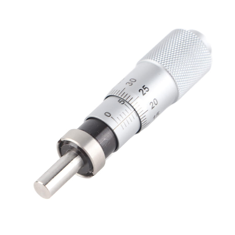 0-13mm Micrometer Head, Metal Inner Micrometer, Inner Diameter Measuring Tool for Fine Tuning Various Accuracy Instruments (Flat Head with Nut)