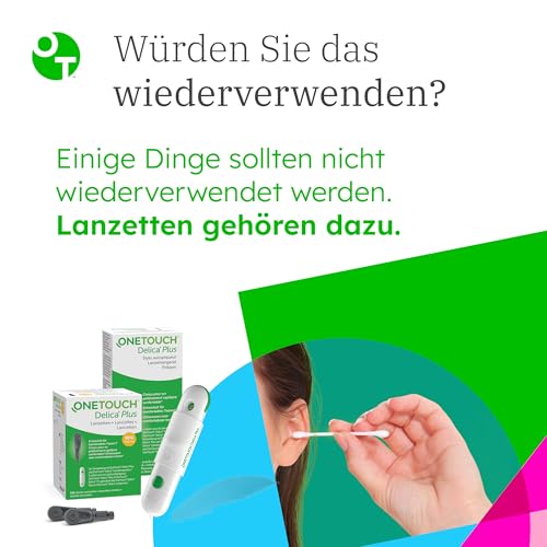 OneTouch Delica Plus Lancets for Blood Glucose Measurement I 30 Sterile Lancets 30 pieces (pack of 1)
