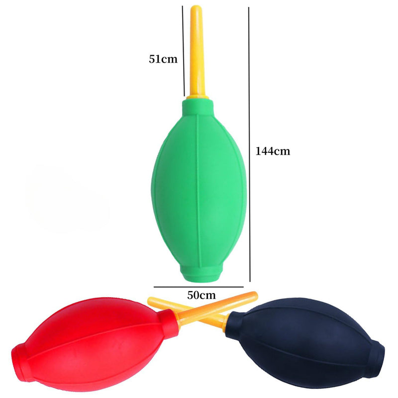 6Pieces Dust Ball Air Blower Silicone Blowing Pump Cleaning Tool Large Size Air Puffer for Removes Dust from Cameras,Watch,Keyboard, Cell Phone, Lenses