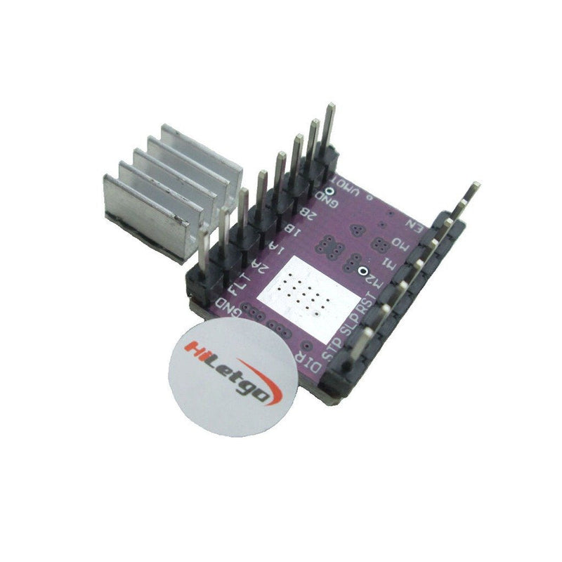 HiLetgo 5pcs DRV8825 Stepper Motor Driver Module for 3D Printer RepRap 4 RAMPS1.4 StepStick (Pack of 2) Small (Pack of 2)