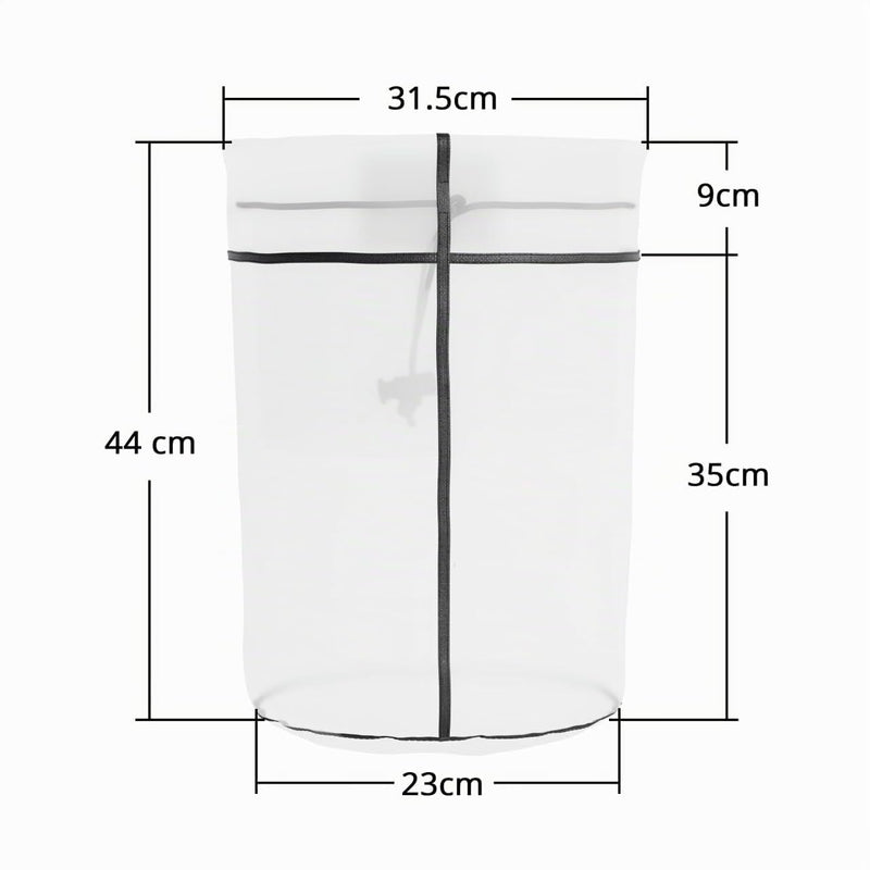 All Mesh Bubble Bags Set of 5 - 20L / 5 Gallon Ice-O-Lator Herb Extraction Bags with Press Strainer & Carry Bag
