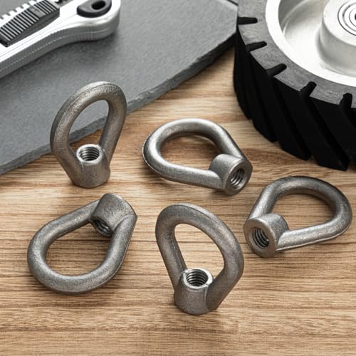 10 Pcs 1/2" Lifting Eye Nuts, Forged Alloy Steel Thread Fastener 10 1/2"