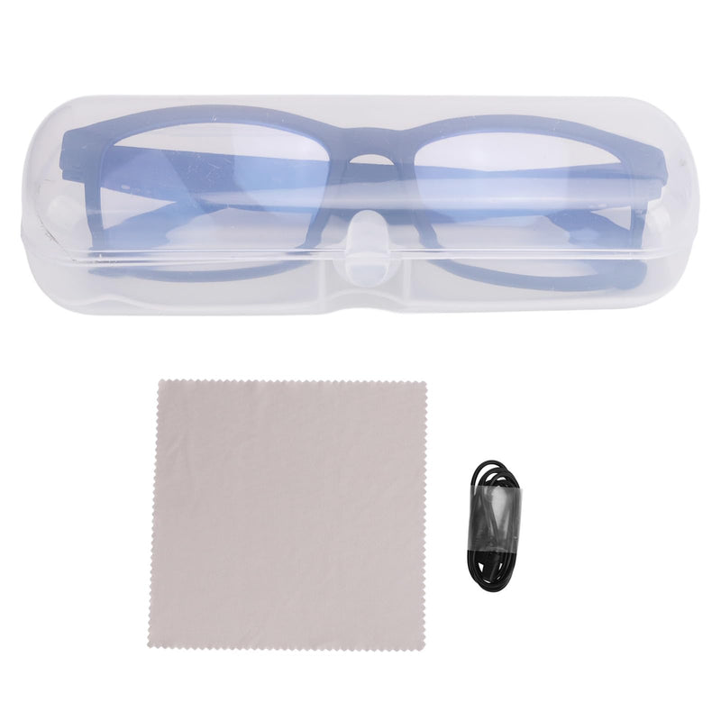 Smart Sound Glasses with Mic, Bluetooth Sunglasses with Blue Light Blocking, Touch Voice Assistant, Sports Smart Glasses for Outdoor Cycling Running Driving