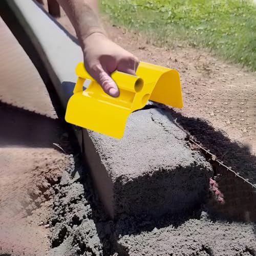 Concrete Curb Trowel, Curb Tool for Concrete Edging, Concrete Curb Machine, Landscape Curb Trowel with Putty Knife