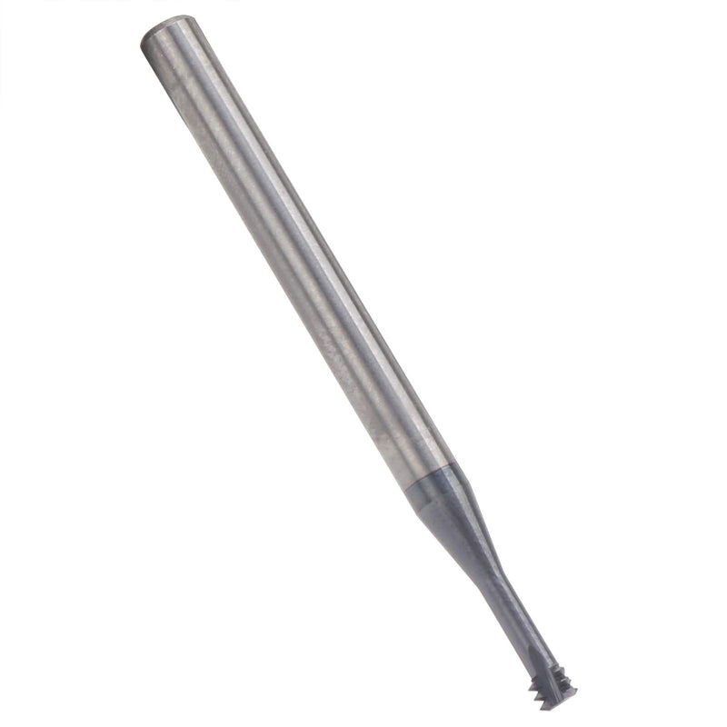 Cutting Cutter, 3-Tooth Metric 60° Tungsten Steel Thread Cutter, M4 x 0.7 x D4 x 50, Can Be Used for Aluminum, Copper, Stainless Steel, Alloy Steel