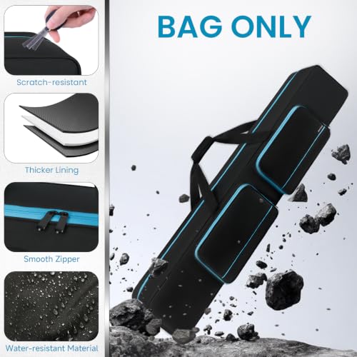 Pole Saw Carrying Case Fits for Dewalt/EGO Power+/Worx/Greenworks Chainsaw Black & Blue