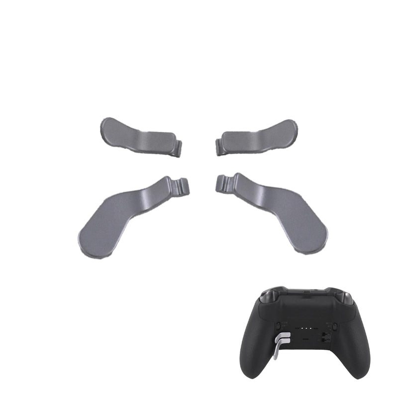 4Pcs Elite Controller Paddles for Xbox One Ellite,Metal Controller Paddles for Xbox One Ellite Series 2, Stainless Steel Paddles Replacement for Xbox One Elite Series 1 Elite 2 core Silver