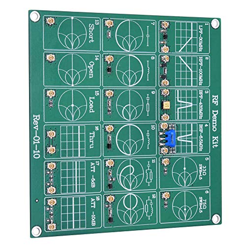 Ausla Frequency Test Board HF Demo Kit, for Learning Vector Network Analyzer, Antenna Analyzer Test Calibration Learning, Default