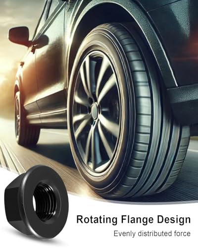 8Pcs 5/8"-18 Flange Trailer Lug Nuts for 7K 8K 10K 12K Axles