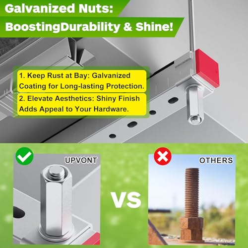 Hex Coupling Nuts, Rod Coupling Nuts 1/2"-13 UNC, 1-3/4" Length (30 PCS), Ideal for Threaded Rods & Studs, 1.75-Inch Length with Zinc Plating (30) 30 1/2"-13 UNC x 1.75-inch