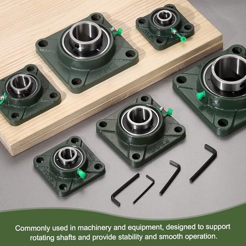 sourcing map UCF205 Pillow Block Bearings,25mm Bore Self Alignment UCF205 (25mm)