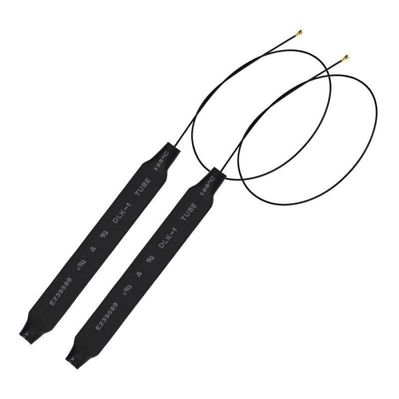 Eightwood Internal WiFi Antenna Dual Band 2.4GHz 5GHz WiFi Antennae with 11.8in Cable for M.2 NGFF Network Card PC Desktop Computer