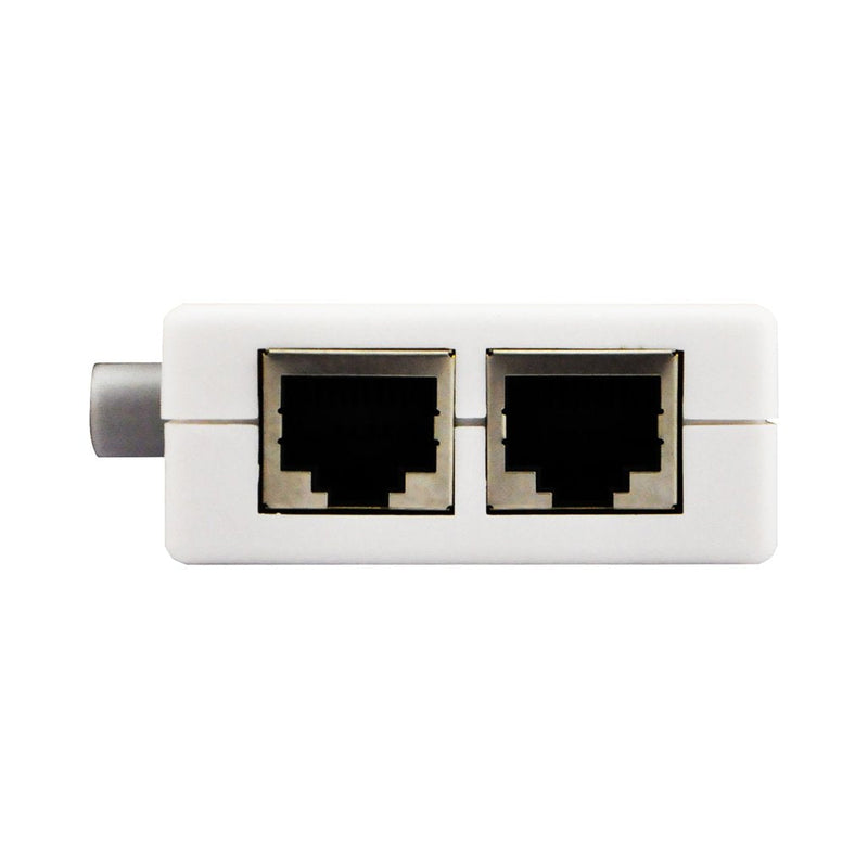 iKKEGOL Mini 2-Port RJ45 Network Key-Press Switch Splitter Selector Box 100M 2-in 1-Out or 1-in 2-Out