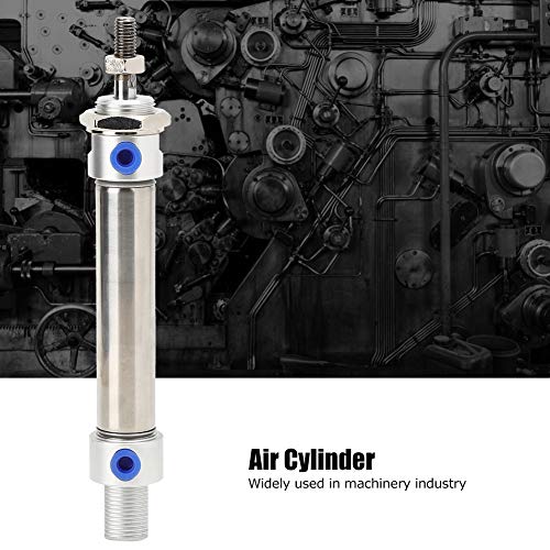 Garosa MA20 Air Cylinder Pneumatic Mini Stainless Steel Pneumatic Components Industrial Equipment Anti-Collision Gasket Double Action G1/8(MA20x100),Cylinder