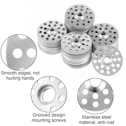 1000 Pcs Plaster Washers, Metal Washers for Screws, Plaster Repair Rings Profile Washer Flat Washer for Foam Board Fasteners