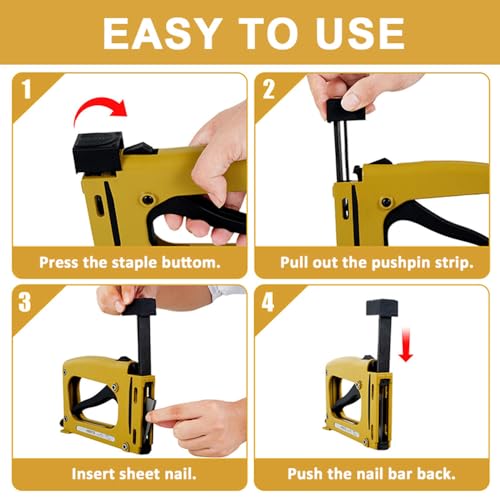 GYKLE Point Drivers for Picture Framing, Picture Framing Tools, Frame Point Driver with 1000 Points for Artist Framing Paintings and Pictures
