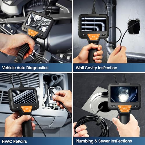 32.8FT Endoscope Camera with Light-1080P HD Borescope Inspection Camera 10M
