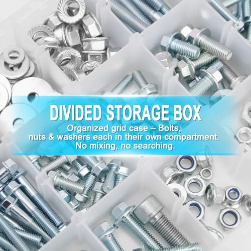 260PCS Bolts Fastener Kit for Polaris Predator 50/500/90 Outlaw & Predator for Polaris Outlaw 110/450/50/500/525/70/90 Fits Fenders Frame Engine Plastics – Replace OEM ATV Hardware