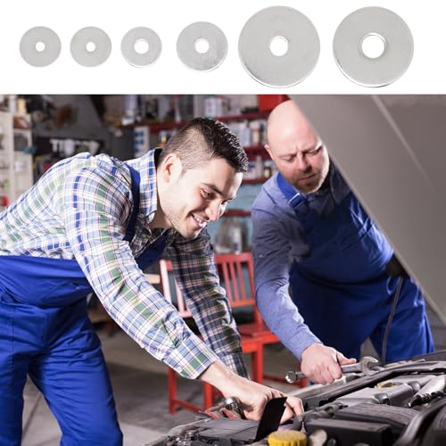 50Pcs M10×40mm Fender Washers 304 Stainless Steel Flat Large Fender Washer Metal Flat Washers for Screws and Bolts 50