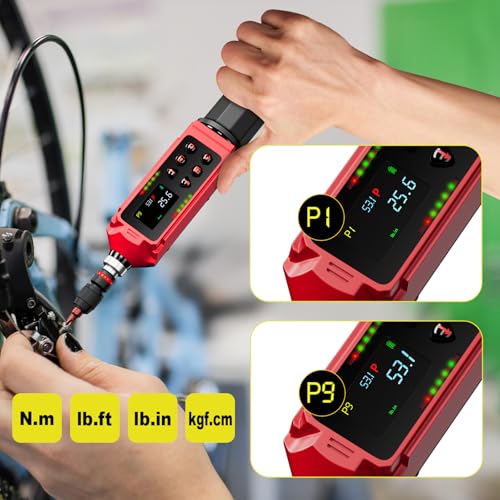 ANPUDS Digital Torque Screwdriver, 0.8-53.1 In-lb (0.09-6 Nm), ±1% Accuracy 0.8-53.1 in-lbs/0.09-6 Nm