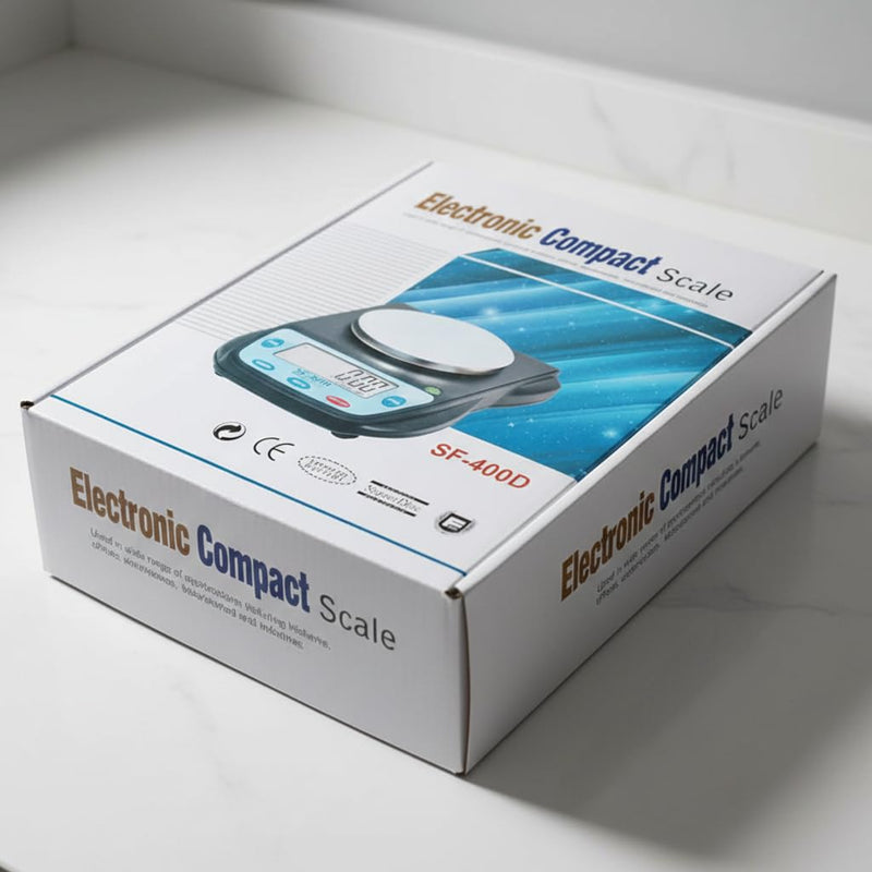 Digital Laboratory Balance 0.01g Precision Lab Scale for Bench Weighing SF-400D-R-B