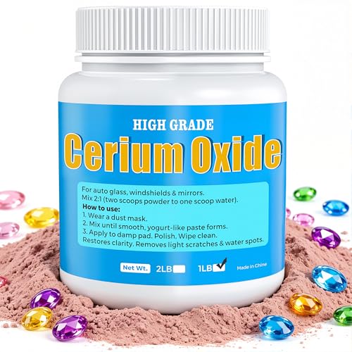 5LB Rock Tumbler Grit Step 3 Refill – Fine 600 Silicon Carbide Pre-Polish Grit & Red Cerium Oxide Final Polishing Grits