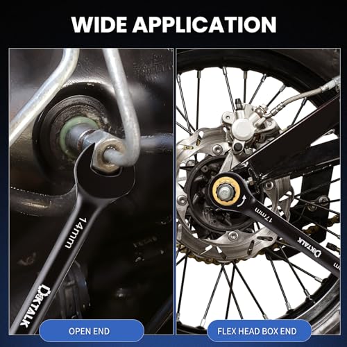 8PCS Metric Ratcheting Wrench Set, 72-Tooth Combination Wrench Set, 8-19mm